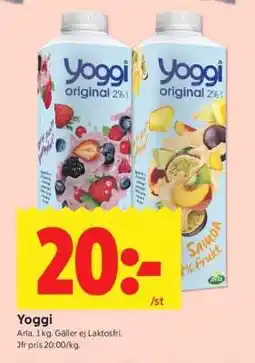 ICA Supermarket YOGGI erbjuda