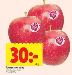 ICA Supermarket Äpplen Pink Lady erbjuda