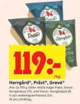 ICA Supermarket HERRGÅRD PRÄST GREVÉ erbjuda