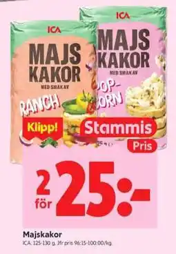 ICA Supermarket MAJSKAKOR erbjuda