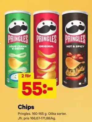 City Gross Pringles Chips erbjuda