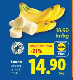 Lidl Bananer erbjuda