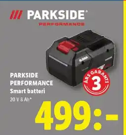 Lidl PARKSIDE PERFORMANCE Smart batteri erbjuda