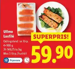Lidl Ullmo Laxfilé erbjuda