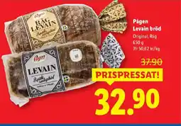 Lidl Pågen Levain bröd erbjuda