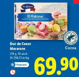 Lidl Duc de Coeur Macarons erbjuda