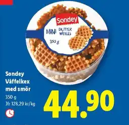 Lidl Sondey Våffelkex med smör erbjuda