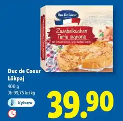 Lidl Duc de Coeur Lökpaj erbjuda