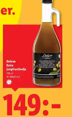 Lidl Deluxe Extra jungfruolivolja erbjuda