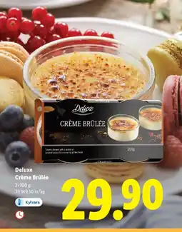 Lidl Deluxe Crème Brûlée erbjuda