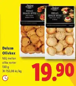 Lidl Deluxe Olivkex erbjuda