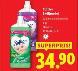 Lidl Softlan Sköljmedel erbjuda