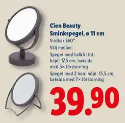 Lidl Cien Beauty Sminkspegel erbjuda