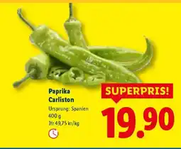 Lidl Paprika Carliston erbjuda