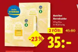 Lidl Matriket Havrekuddar erbjuda