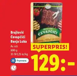 Lidl Brajlović Čevapčići Banja Luka erbjuda
