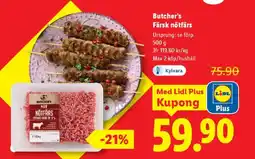 Lidl Butcher's Färsk nötfärs erbjuda