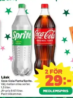 Coop Läsk erbjuda