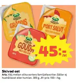 Coop Arla Skivad ost erbjuda