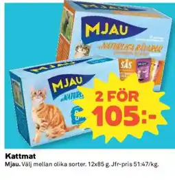 Coop MJAU Kattmat erbjuda