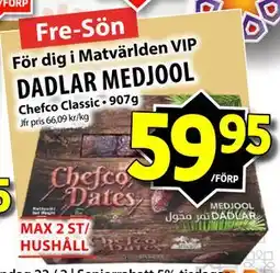 Matvärlden Tensta DADLAR MEDJOOL erbjuda