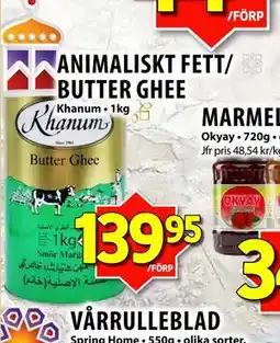 Matvärlden Tensta ANIMALISKT FETT/ BUTTER GHEE erbjuda