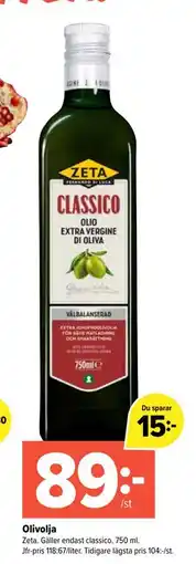 Coop Extra Olivolja erbjuda