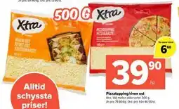 Coop Extra Pizzatopping/riven ost erbjuda