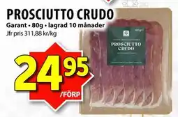 Matvärlden Tensta PROSCIUTTO CRUDO erbjuda