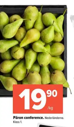 Coop Extra Päron conference erbjuda