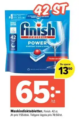 Coop Extra Maskindisktabletter erbjuda