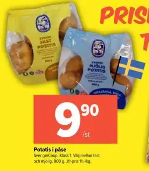 Coop Extra Potatis i påse erbjuda