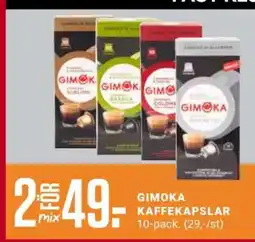 ÖoB GIMOKA KAFFEKAPSLAR erbjuda