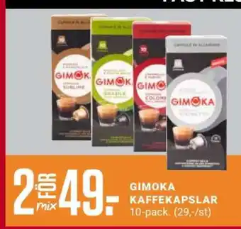 ÖoB GIMOKA KAFFEKAPSLAR erbjuda