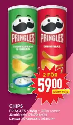 Willys Pringles erbjuda