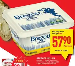 Willys Bregott Mellan erbjuda
