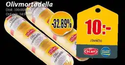 Extra Mjällby Stormarknad Olivmortadella erbjuda