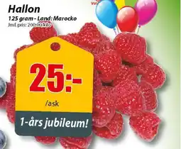 Extra Mjällby Stormarknad Hallon erbjuda