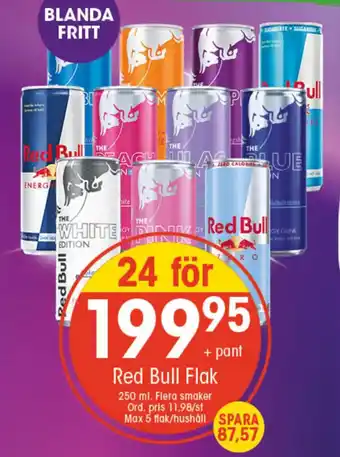 EKO RED BULL Flak erbjuda