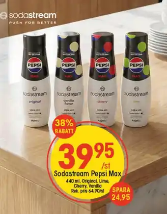 EKO SODASTREAM Pepsi max erbjuda