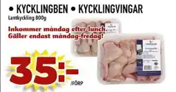 Din Mat Lantkyckling Kycklingben • Kycklingvingar erbjuda