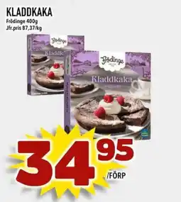 Din Mat Frödinge Kladdkaka erbjuda