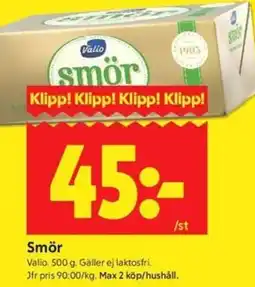 ICA Kvantum Valio Smör erbjuda