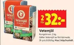 ICA Kvantum Kungsörnen Vetemjöl erbjuda