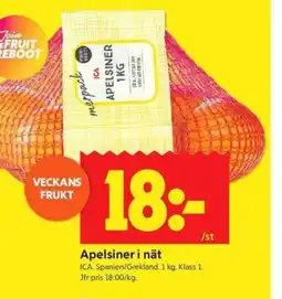 ICA Kvantum ICA Apelsiner i nät erbjuda