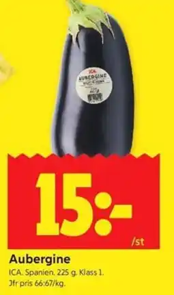 ICA Kvantum ICA Aubergine erbjuda