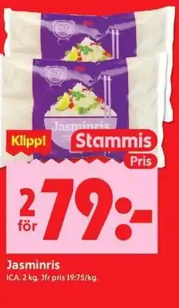 ICA Kvantum ICA Jasminris erbjuda