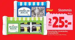 ICA Kvantum ICA Punschrullar, Arraksbollar, Chokladbollar erbjuda
