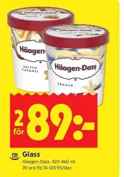 ICA Kvantum Häagen-Dazs Glass erbjuda