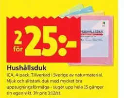 ICA Kvantum ICA Hushållsduk erbjuda